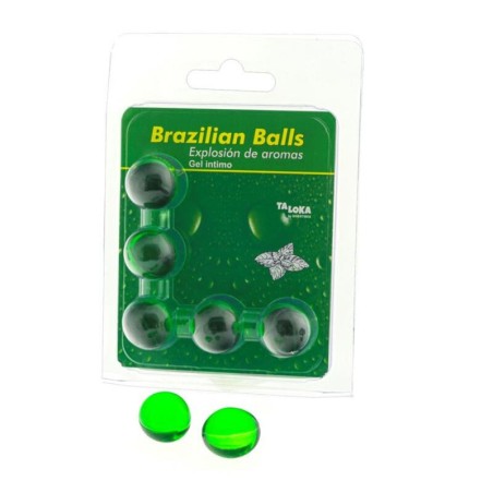 TALOKA - BRAZILIAANSE BALLEN INTIMATE GEL MINT 5 BALLEN