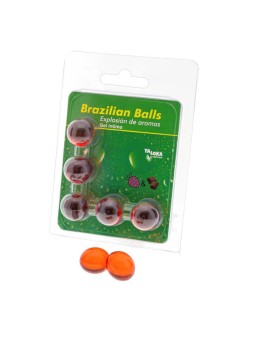TALOKA - BRAZILIAN BALLS GEL ÍNTIMO FRESA & CHOCOLATE 5 BOLAS