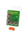 TALOKA - 5 BRAZILIAN BALLS STRAWBERRY & CHOCOLATE INTIMATE GEL