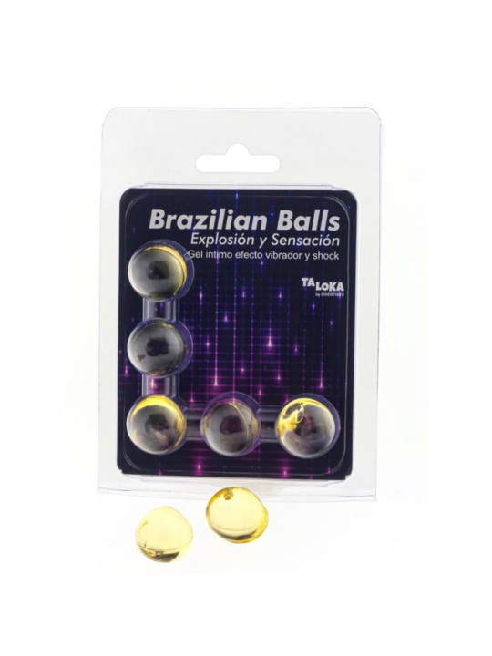 TALOKA - 5 BRASILIANISCHE BLLE MIT VIBRATIONS- UND SCHOCKEFFEKT AUFREG