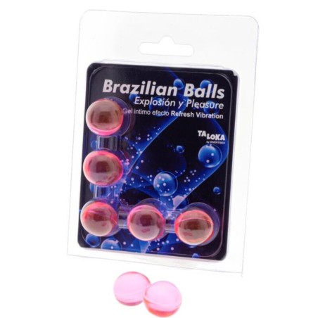 TALOKA - BRAZILIAANSE BALLEN OPWINDENDE GEL VERFRISSEND VIBRATIE-EFFEC