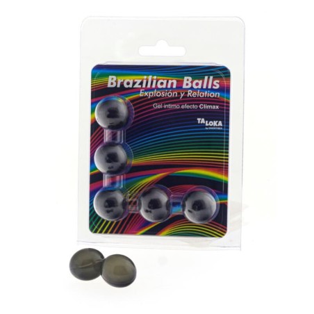 TALOKA - BRAZILIAANSE BALLEN SPANNENDE GEL CLIMAX EFFECT 5 BALLEN