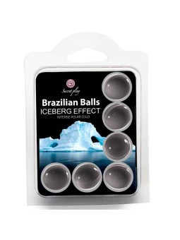 JOGO SECRETO CONJUNTO 6 BOLAS BRASILEIRAS EFEITO ICEBERG