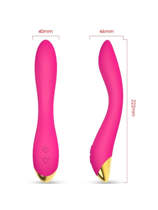 ARMONY - FLAMINGO VIBRADOR MULTPOSIÇÃO FÚCSIA