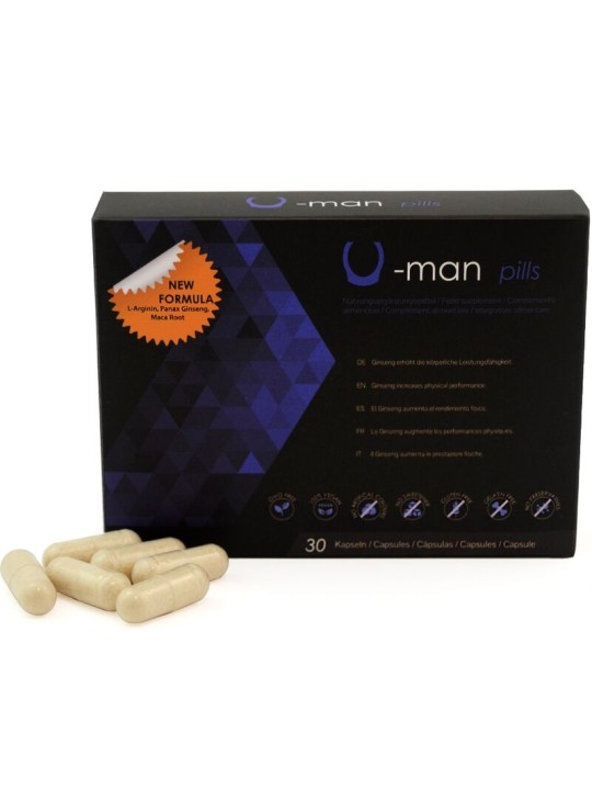 500 COSMETICS - U-MAN AUGMENTE LA TAILLE DU PÉNIS ET LA PUISSANCE SEXU