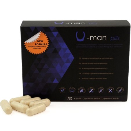 500 COSMETICS - U-MAN VERBESSERT PENISGRÖSSE UND SEXUELLE KRAFT - 30 K