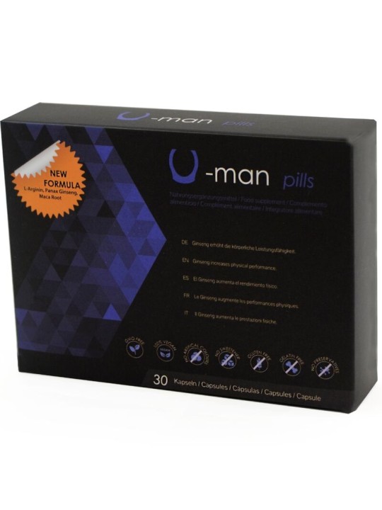 500 COSMETICS - U-MAN ENHANCES PENIS SIZE AND SEXUAL POWER - 30 CAPSUL