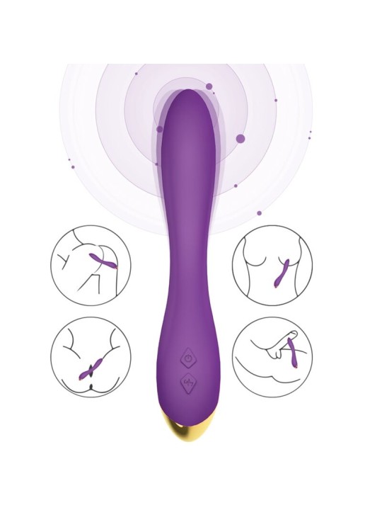 ARMONY - FLAMINGO VIBRADOR MULTIPOSIÇÃO ROXO