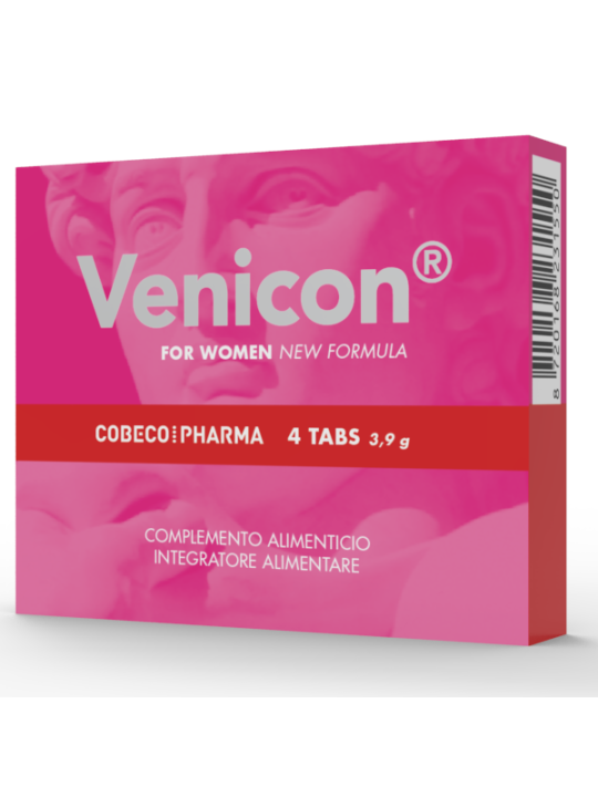 COBECO - VENICON SUPLEMENTO PARA LIBIDO FEMININO 4 CÁPSULAS