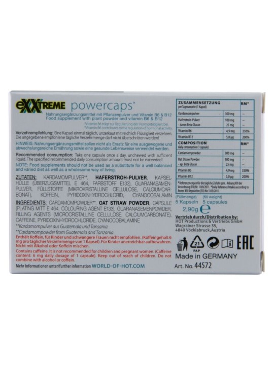 HOT - EXXTREME CAPACITORES DE POTÊNCIA MAN 5 UNIDADES