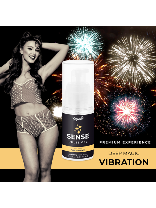 COQUETTE CHIC DESIRE - PULSE ERDBEER VIBRATIONSGEL PREMIUM FLÜSSIGKEIT