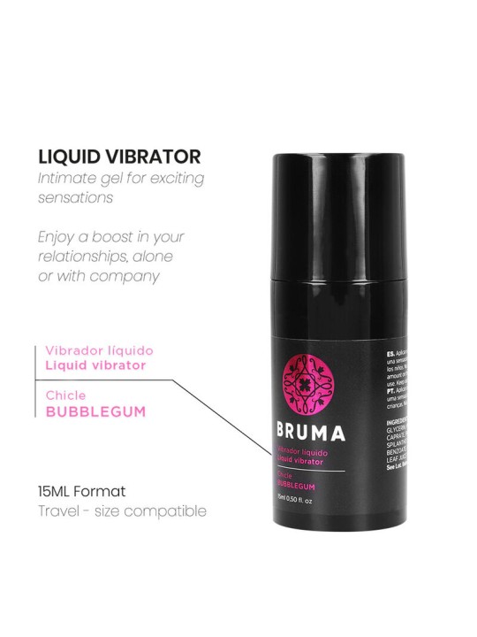 BRUMA - VIBRATORE LIQUIDO BUBBLEGUM ULTRA SCORREVOLE 15 ML