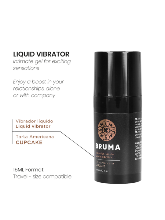 BRUMA - FLÜSSIGER VIBRATOR ULTRA GLEITEND CUPCAKE 15 ML