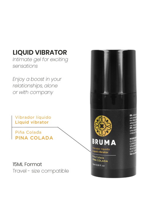 BRUMA - LIQUID VIBRATOR ULTRA SLIDING PINA COLADA 15 ML