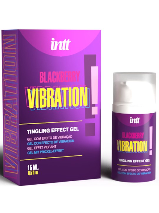 INTT RELEASES - GEL VIBRANTE LÍQUIDO SABOR AMORA 15 ML