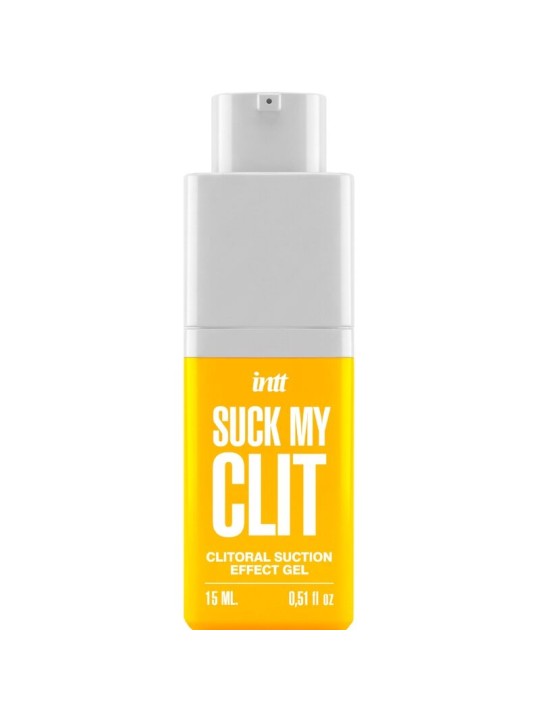 INTT - SUCK MY CLIT GEL EFFET SUCCION PARFUM MANGUE TROPICALE, 15 ML