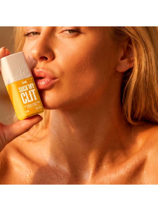 INTT - SUCK MY CLIT GEL EFFET SUCCION PARFUM MANGUE TROPICALE, 15 ML