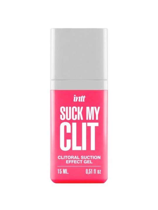 INTT - SUCK MY CLIT ZUIGGEL MET EFFECT WILDE AARDBEI 15 ML