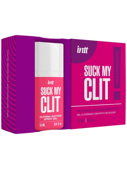 INTT - SUCK MY CLIT SUCTION EFFECT GEL WILD STRAWBERRY 15 ML
