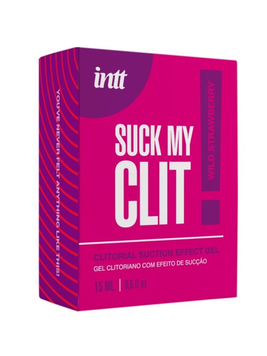INTT - SUCK MY CLIT SUCTION EFFECT GEL WILD STRAWBERRY 15 ML