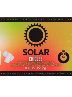 WUG Solar - La gomma da masticare che prepara la pelle al sole. BLISTE