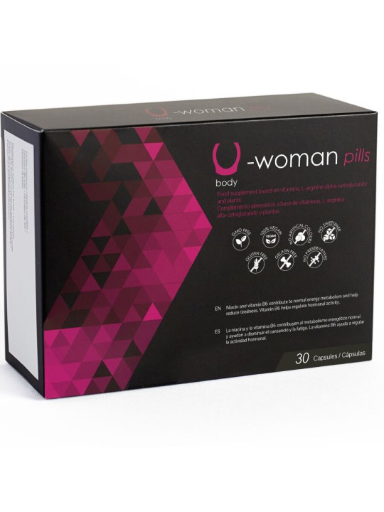 500 COSMETICS - U-WOMAN AUGMENTE LA LIBIDO FEMININE - 30 CAPSULES