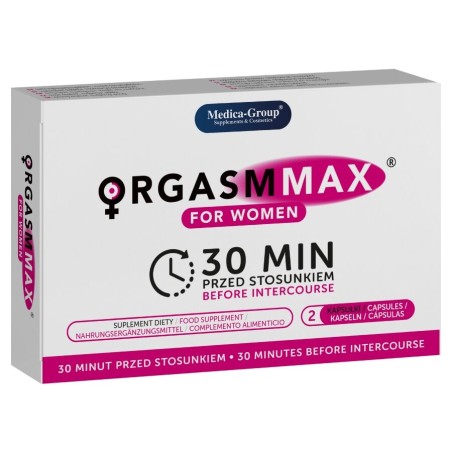 MEDICA GROUP - ORGASM MAX PARA MULHERES 2 CÁPSULAS