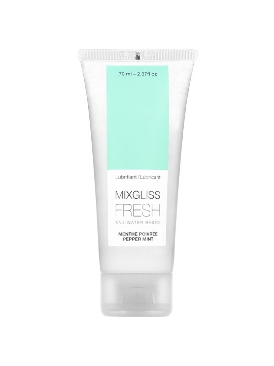 MIXGLISS - WATER BASED LUBRICANT EFFECT COLD MINT FLAVOR 70 ML
