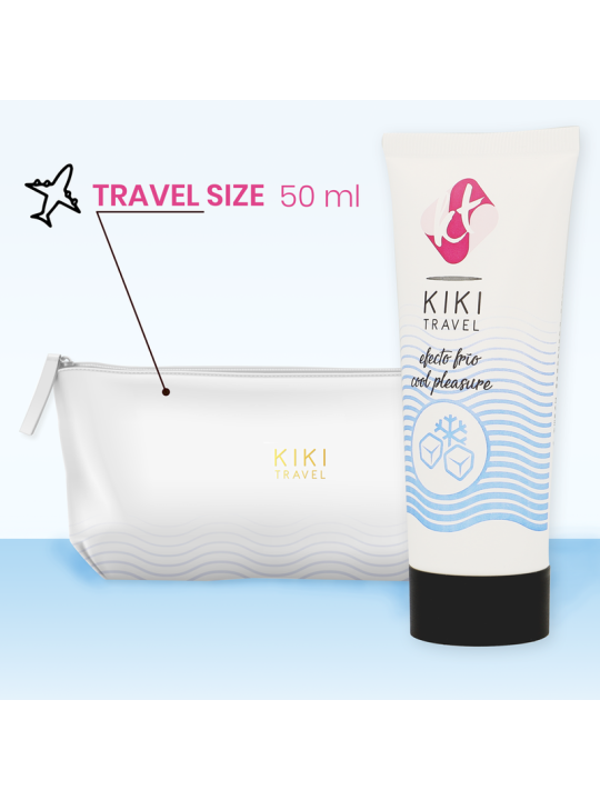 KIKÍ TRAVEL - KOUD EFFECT VERSTERKENDE GLIJGEL 50 ML