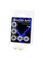 TALOKA - 5 BRAZILIAN BALLS COLD & VIBRATION EFFECT EXCITING GEL