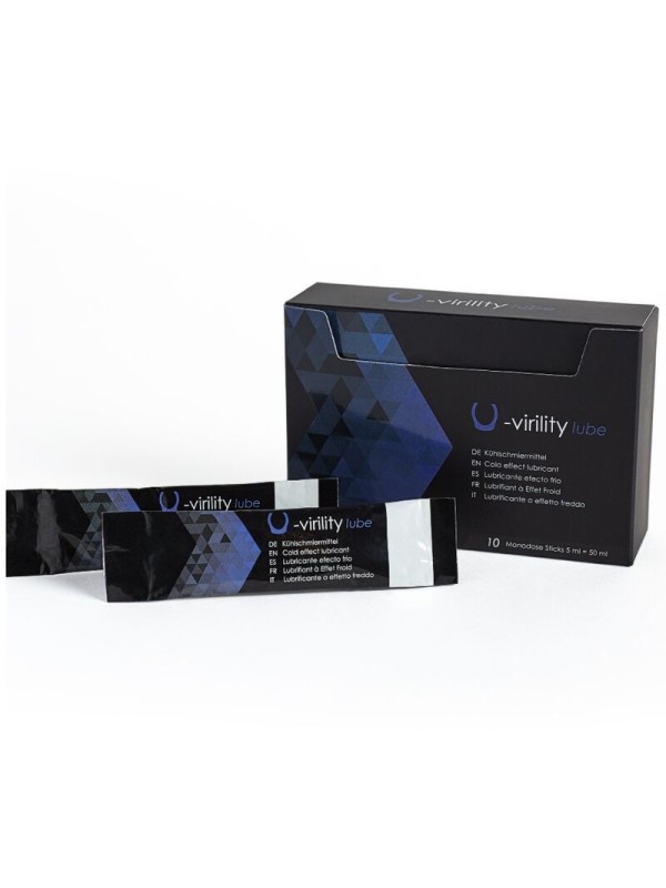 500 COSMETICS - U-VIRILITY LUBE GLEITMITTEL MIT KÄLTEFFEKT 10 X 5 ML