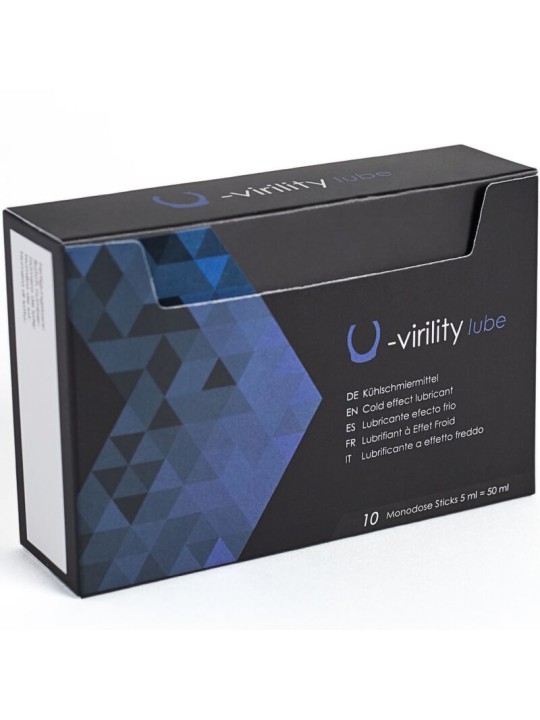 500 COSMETICS - U-VIRILITY LUBE GLEITMITTEL MIT KÄLTEFFEKT 10 X 5 ML
