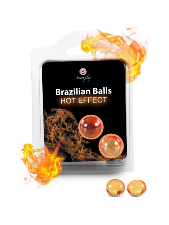 SECRETPLAY - BRAZILIAANSE BALLEN WARMTE-EFFECT 2 EENHEDEN