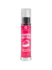 SECRETPLAY - LUBRIFIANT 2-1 EFFET CHALEUR FRAISE & CRÈME 50 ML