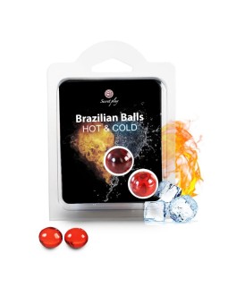 SECRETPLAY - BOLAS BRASILEIRAS EFEITO CALOR E FRIO 2 UNIDADES