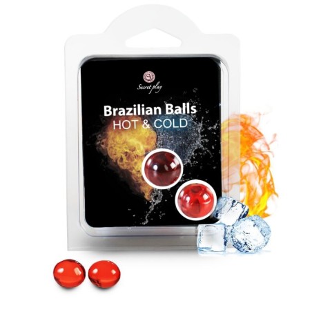 SECRETPLAY - BRAZILIAANSE BALLEN WARMTE & KOUD EFFECT 2 EENHEDEN
