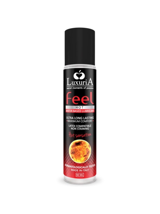 INTIMATELINE - LUXURIA LUBRIFIANT BASE D'EAU FEEL HOT SENSATION 60 ML