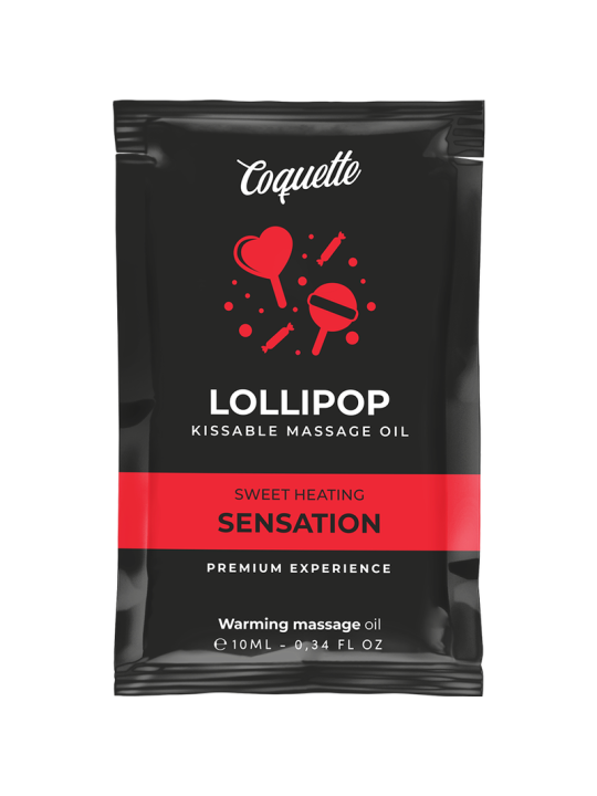 COQUETTE CHIC DESIRE - POCKET LOLLIPOP KISSABLE MASSAGE OIL HEATING SE