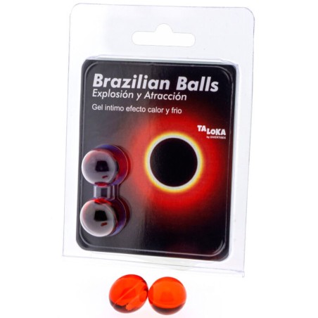 TALOKA - BRAZILIAANSE BALLEN SPANNENDE GEL WARMTE EN KOUD EFFECT 2 BAL