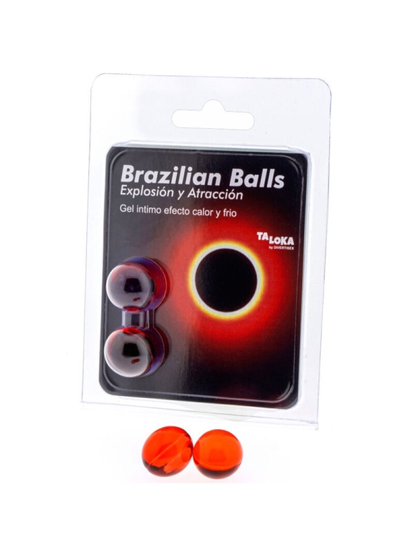 TALOKA - 2 BOULES BRÉSILIENNES GEL EXCITANT EFFET CHAUD & FROID