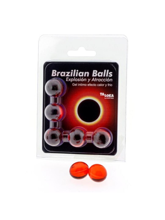 TALOKA - 5 BRAZILIAN BALLS HOT & COLD EFFECT EXCITING GEL