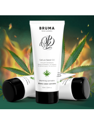 BRUMA - GEL SCORREVOLE ALL''OLIO DI SEMI DI SATIVA SCALDANTE GUSTO CAN