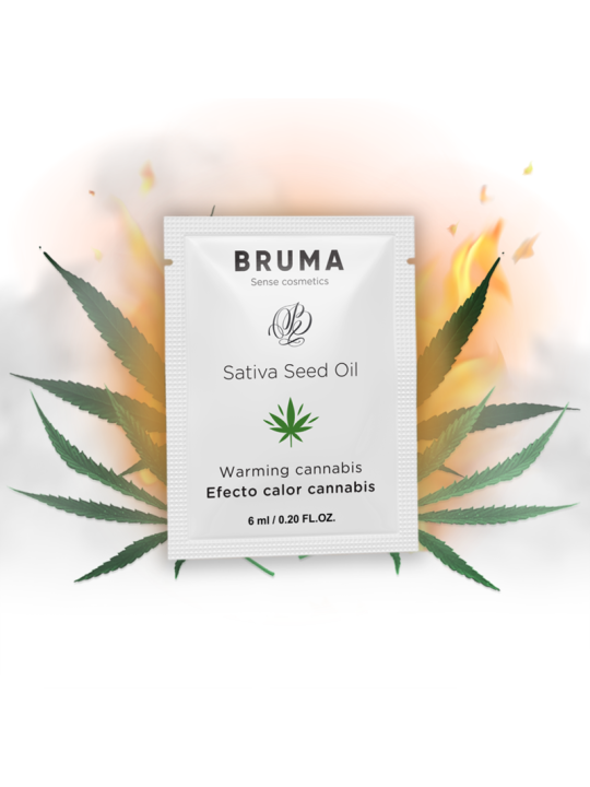 BRUMA - SATIVA-SAMENÖL-GLEITGEL MIT WÄRMENDEM CANNABISGESCHMACK 6 ml