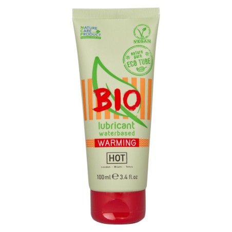 HOT - BIO SMEERMIDDEL OP WATERBASIS MET VERWARMENDE INGREDIËNTEN 100 M