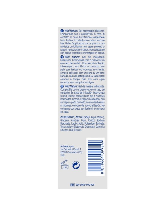 CONTROL - WILD NATURE MASSAGEGEL 3 IN 1 200 ML