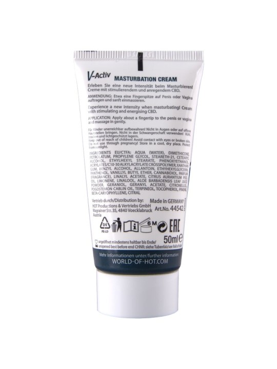 HOT - CREMA PER LA MASTURBAZIONE CON CBD - UNISEX 100ML