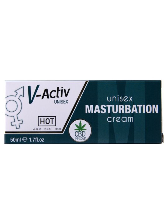HOT - CREME PARA MASTURBAÇÃO COM CBD - UNISSEX 100ML