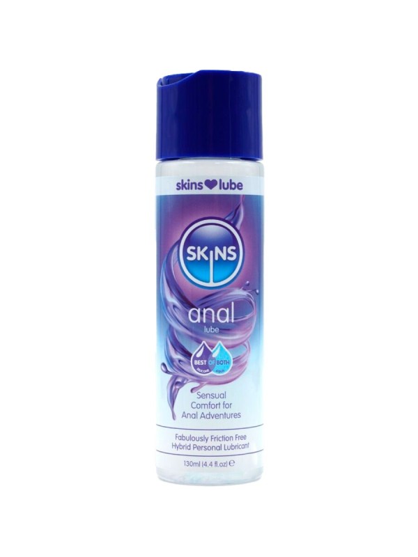 SKINS - LUBRIFICANTE ANALE IBRIDO A BASE DI ACQUA E SILICONE 130 ML