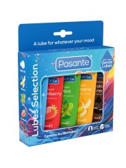 PASANTE - PACK LUBRIFIANTS SAVEURS ASSORTIES 5 UNITÉS X 15 ML