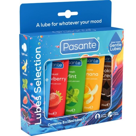 PASANTE - PAK GEASSORTEERDE SMEERMIDDELEN 5 STUKS X 15 ML
